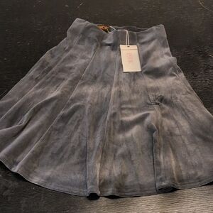 Girl's Grey Flared Skirt